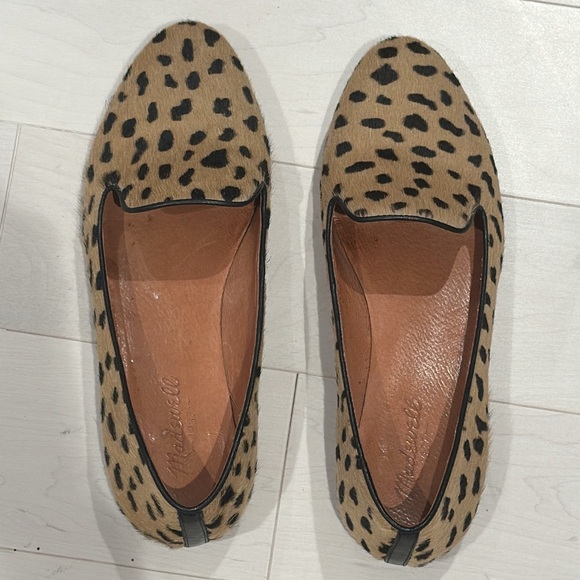 Madewell cheetah print calf hair  loafer - size 8.5 - Picture 4 of 10